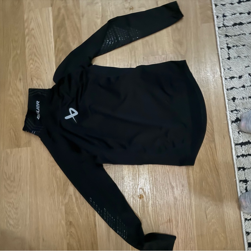 Bauer Black Long Sleeve Performance Shirt